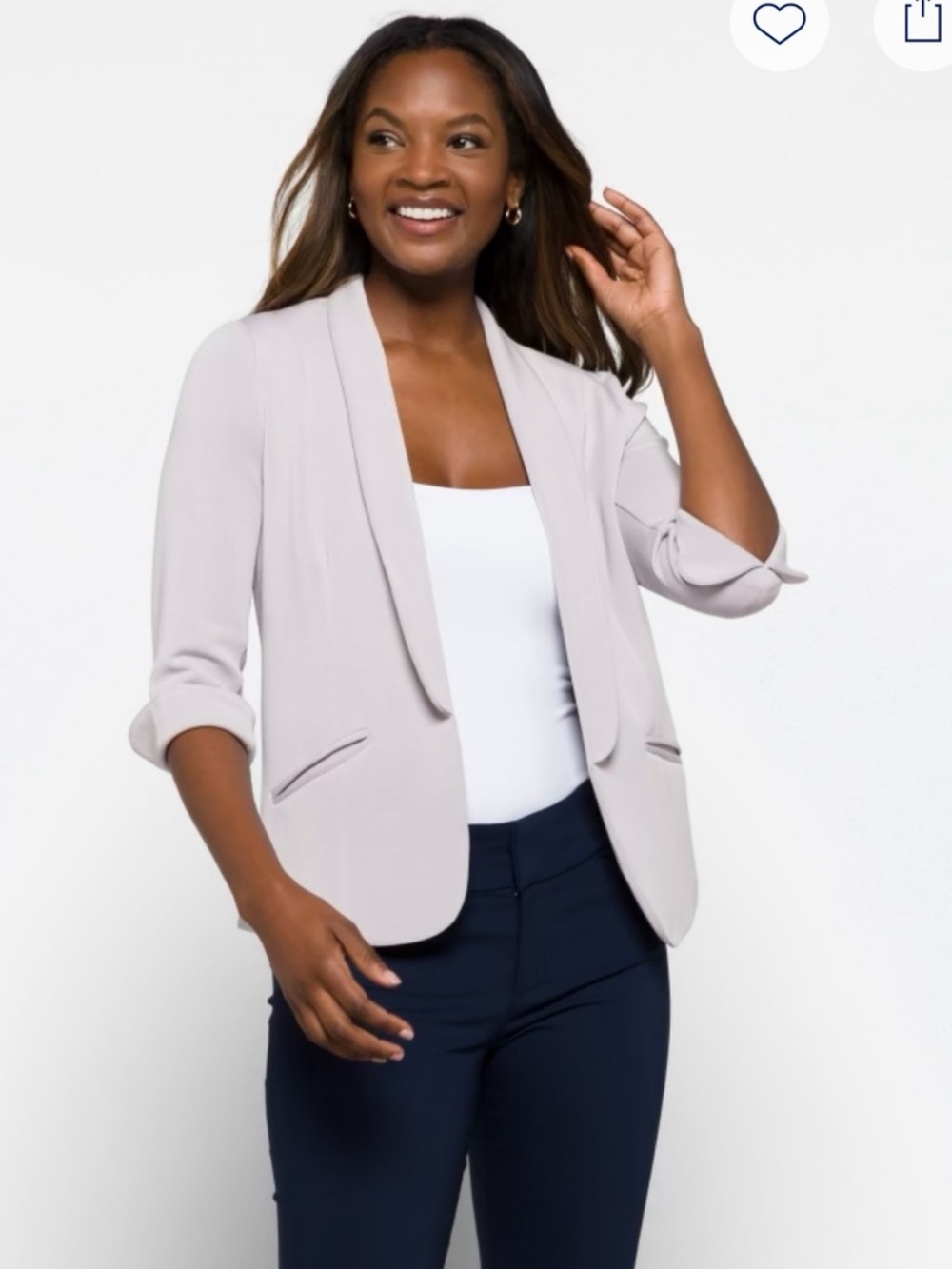 SKIES ARE BLUE LIGHTWEIGHT OPEN FRONT BLAZER